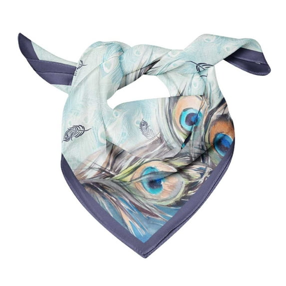 Bimba Cotton Voile Women Square Scarf Neck Wrap Summer Bandanas-40 x 80 Inches