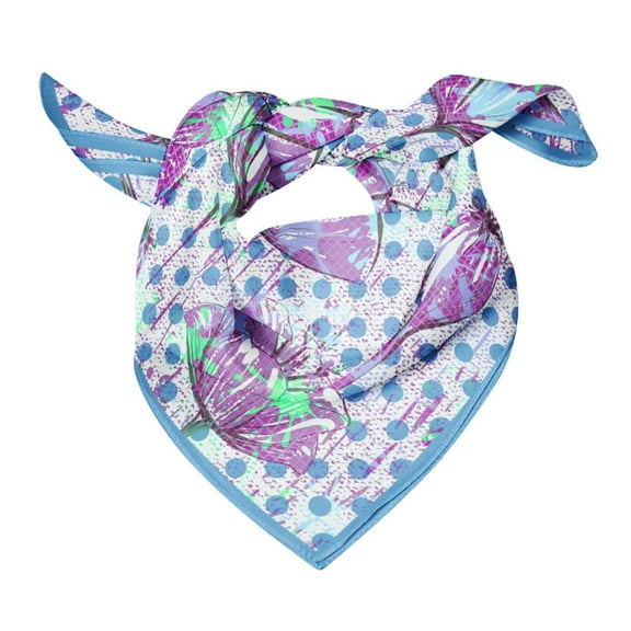 Bimba Cotton Voile Women Square Scarf Neck Wrap Summer Bandanas-40 x 80 Inches
