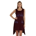 thumbnail image 1 of Bimba Embroidered Asymmetric Dress For Womens Button Down Short Dress With Pockets, 1 of 7