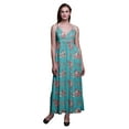 thumbnail image 1 of Bimba Floral Ladies Long Summer Sleeveless Tye Dye Print Casual Maxi Beach Dress-X-Large, 1 of 6