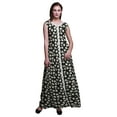 thumbnail image 1 of Bimba Floral Printed Front Slit Sleeveless Summer Spring Women Maxi PartyÂ&nbsp;Dress-Small, 1 of 5