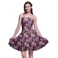 thumbnail image 1 of Bimba Floral Printed Spaghetti Strap Summer Sun Dress Holiday Beach Party Dress-X-Large, 1 of 1