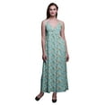 thumbnail image 1 of Bimba Floral Women Printed Sleeveless Long Maxi Strappy Bohemian Beach Dress-Small, 1 of 6