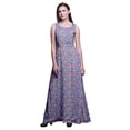 thumbnail image 1 of Bimba Floral Women Round Neck Printed Evening PartyÂ&nbsp;DressÂ&nbsp;Sleeveless Gown-XX-Large, 1 of 6