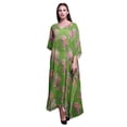thumbnail image 1 of Bimba Floral Womens Long Beach Kaftan Beachwear Bikini Coverup Maxi Dress-4X-5X, 1 of 5
