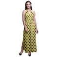 thumbnail image 1 of Bimba Geometric Ladies Sleeveless Long Print Maxi Dress with Side Slits Summer Wear-XXX-Large, 1 of 6