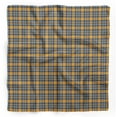 thumbnail image 1 of Bimba Gold Check Check Pure Silk Printed Scarf Dupatta Head Neck Wrap Bandanas For Women 40 x 40 Inches, 1 of 6