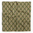 thumbnail image 1 of Bimba Green Floral Damask Pure Silk Printed Scarf Dupatta Head Neck Wrap Bandanas For Women 40 x 40 Inches, 1 of 6
