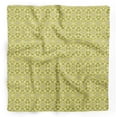 thumbnail image 1 of Bimba Green Mosaic Tie-Dye Printed Pure Silk Scarf Neck Wrap Summer Hair Bandanas For Women 40 x 40 Inches, 1 of 6