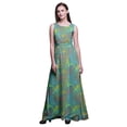 thumbnail image 1 of Bimba Leaves Ladies Printed Long Tank MaxiÂ&nbsp;DressÂ&nbsp;Resort Wear Evening Gown-X-Large, 1 of 5