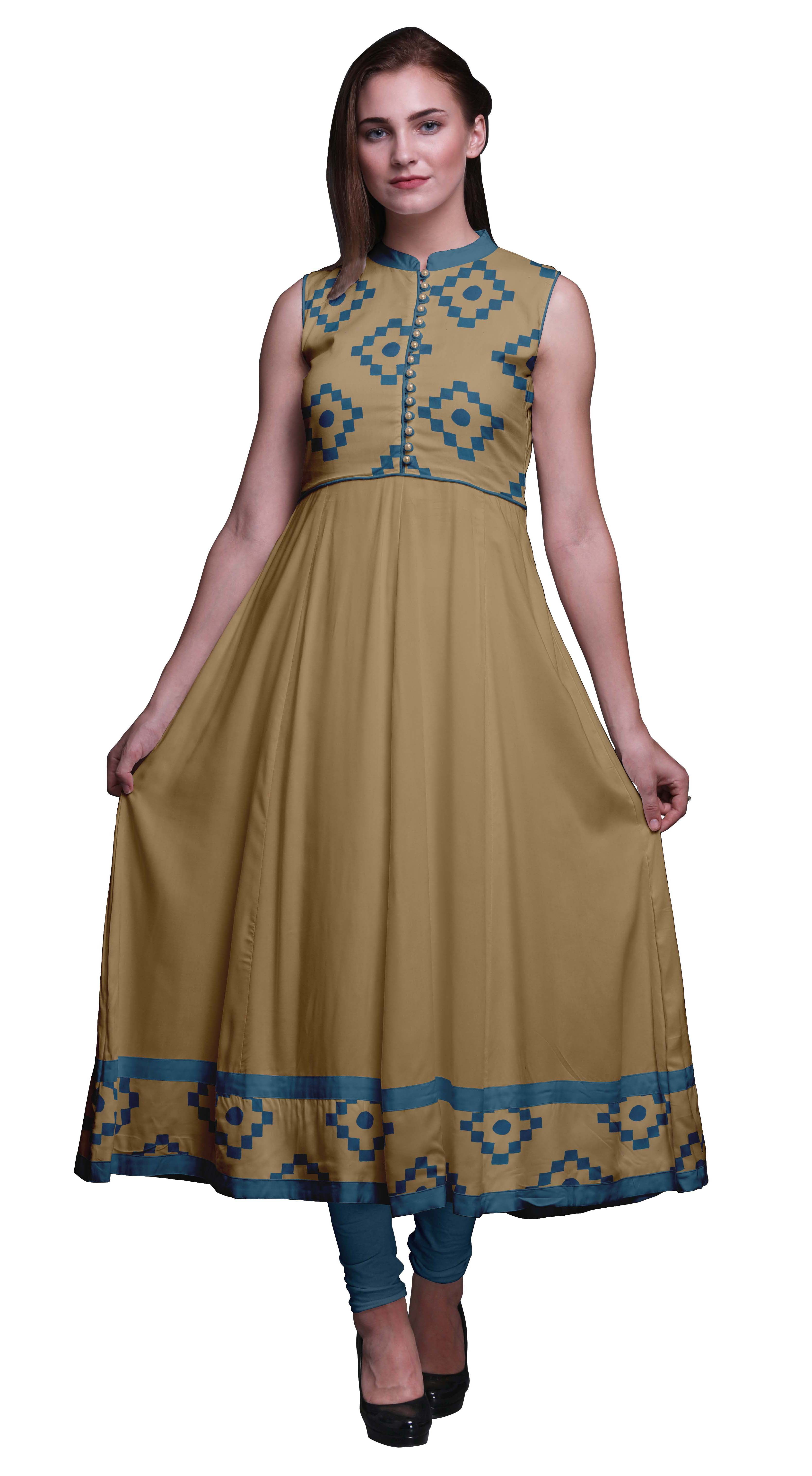 Buy Beautiful Yellow Embroidered Sleeveless Party Gown Online in USA – Pure  Elegance