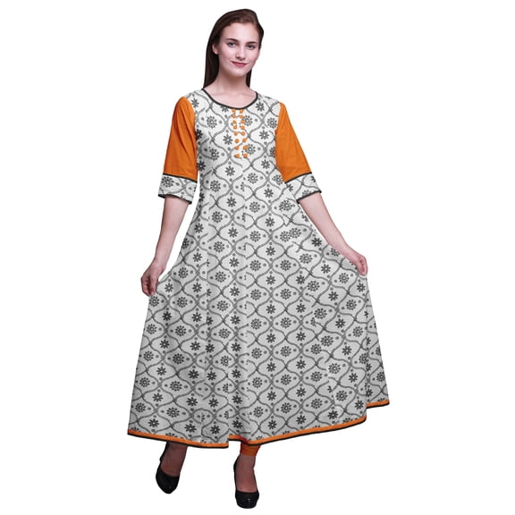 Bimba Long Anarkali Kurta Indian Ethnic Wear For Women IndianÂ Kurtis