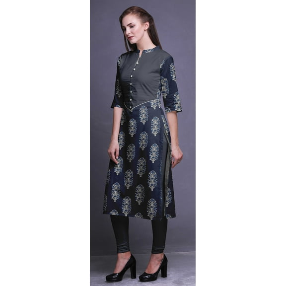 Bimba Long Kurtis For Ladies Party Wear Printed Dress Women Straight Kurti