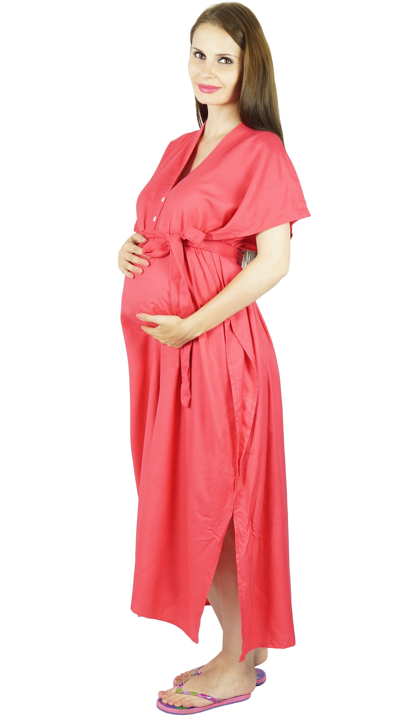 Happy Hues Maternity and Nursing Kaftan Nighty main image 1