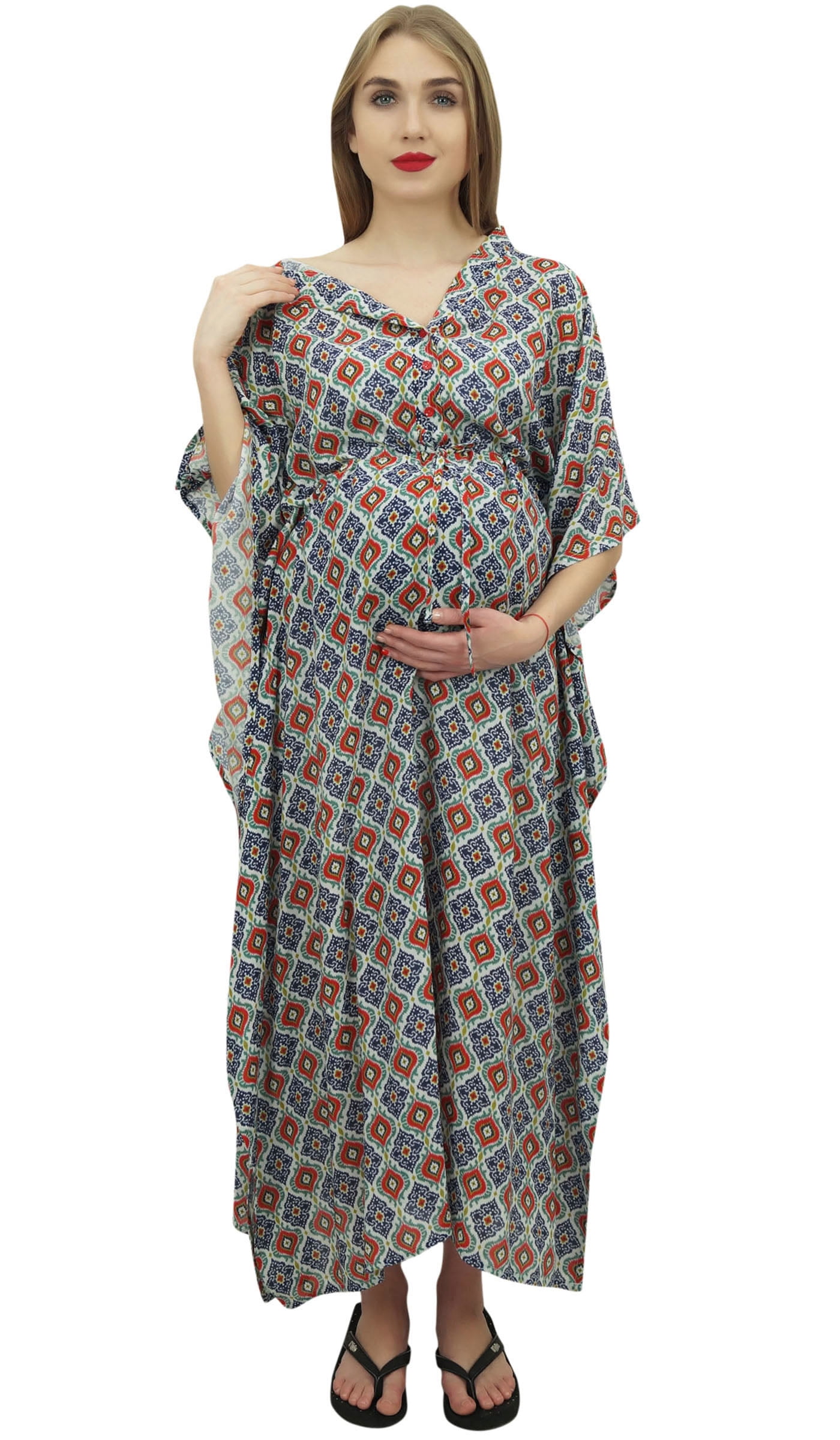 sachin and babi light blue dress Cecilia Floral Embroidered Mexican Dress- Vestido Mexicano Bordado Floral main image 1
