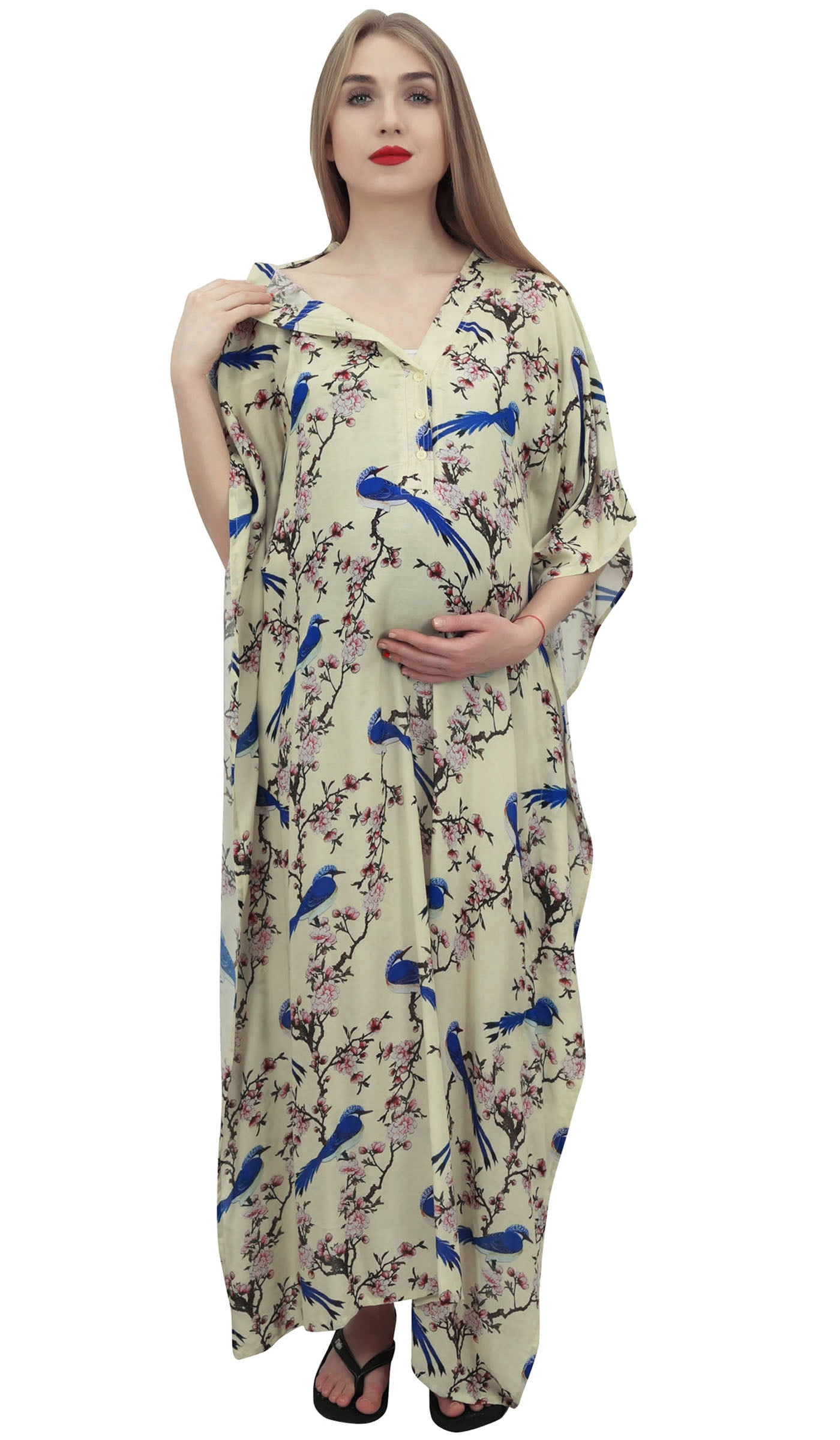Maternity Dress And Kimono