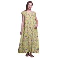 thumbnail image 1 of Bimba Nightgowns For Women Rayon Printed Short Sleeve LadiesÂ&nbsp;NightwearÂ&nbsp;Lingerie, 1 of 4