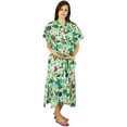 thumbnail image 1 of Bimba Nursing Cotton Kaftan Front Buttons Maternity Wear- Baby Shower To Be Moms Gift, 1 of 6