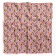 thumbnail image 1 of Bimba Pink African Tribal Pure Silk Printed Head Bandanas Summer Neck Wrap Scarf 40 x 40 Inches, 1 of 1
