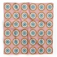 thumbnail image 1 of Bimba Pink Marigold Geometric Pure Silk Printed Head Bandanas Summer Neck Wrap Scarf 40 x 40 Inches, 1 of 6