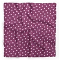 thumbnail image 1 of Bimba Pink Stars Star Printed Pure Silk Scarf Neck Wrap Summer Hair Bandanas For Women 40 x 40 Inches, 1 of 6