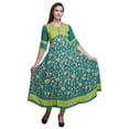 thumbnail image 1 of Bimba Print Long Party Wear Anarkali Kurta Flared A Line Kurtis For Women, 1 of 5