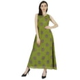 thumbnail image 1 of Bimba Printed Ankle Length Ethnic Dresses For Womens Sleeveless Casual Dress Indo Western Wear, 1 of 7