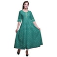 thumbnail image 1 of Bimba Printed IndianÂ&nbsp;KurtisÂ&nbsp;For Women Anarkali Dress Long Maxi Dress EthnicÂ&nbsp;Kurti, 1 of 1
