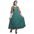 thumbnail image 1 of Bimba Printed IndianÂ&nbsp;KurtisÂ&nbsp;For Women Anarkali Dress Long Maxi Dress EthnicÂ&nbsp;Kurti, 1 of 5