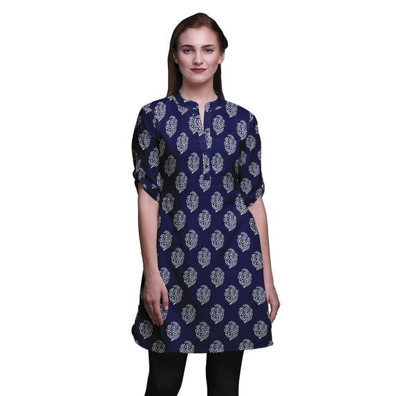 Bimba Printed Kurtis For Women Short Kurti For Girls Straight Tunic Tops