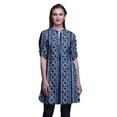 thumbnail image 1 of Bimba Printed Kurtis For Women Short Kurti For Girls Straight Tunic Tops, 1 of 6