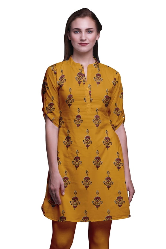 Printed Kurtis For Women Short Kurti For Girls Straight Tunic Tops