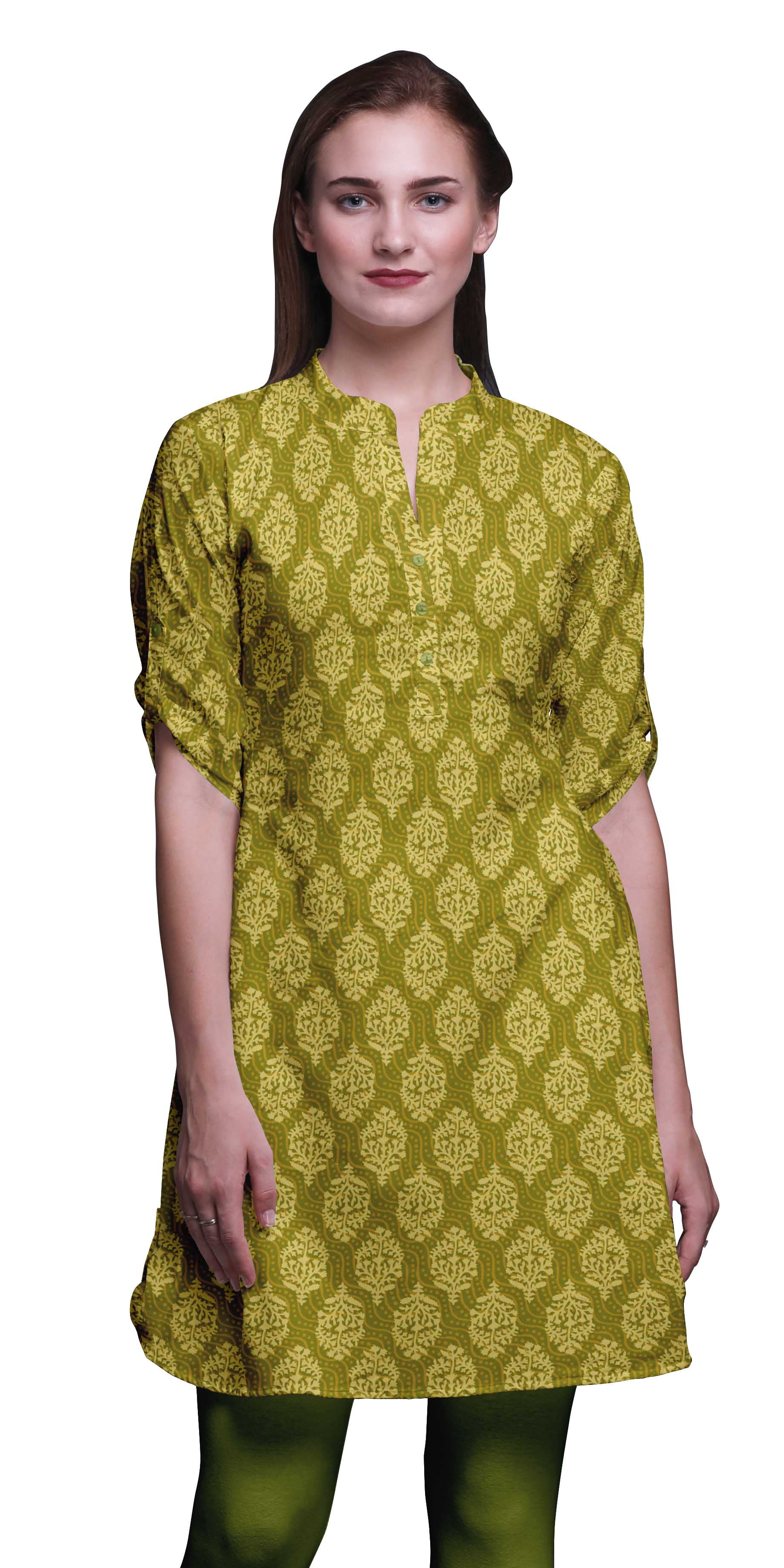 3/4th Sleeve Rayon Short Kurtis, Pattern : Printed, Occasion : Casual Wear  at Rs 380 / Piece in Jaipur