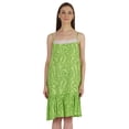 thumbnail image 1 of Bimba Printed Rayon Nightwear for Womens Spaghetti Strap Night Dress Sexy Nightgown, 1 of 7