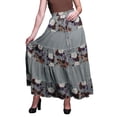 thumbnail image 1 of Bimba Printed SkirtsÂ&nbsp;ForÂ&nbsp;Women Long Length 5 Tier Cotton Skirt Boho Clothing, 1 of 5