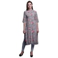 thumbnail image 1 of Bimba Printed Straight Kurti Kurtis For Women Summer Clothing X-Large, 1 of 6
