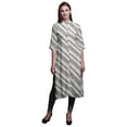 thumbnail image 1 of Bimba Printed Straight Kurtis For Women Button Down Mandarin Indian Tunic Small, 1 of 6