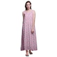 thumbnail image 1 of Bimba Rayon Maxi Nightwear Ladies Rayon Printed Sleeveless Night Gown Maxi Dress-2X, 1 of 5