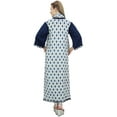 thumbnail image 1 of Bimba Rayon Navy Blue High Low Designer Kurta Casual Wear Kurti With Scarf - 20, 1 of 3