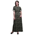 thumbnail image 1 of Bimba Rayon Roses & Ranunculus Floral Womens Printed Side Slit SummerÂ&nbsp;DressÂ&nbsp;Long Maxi Gown-XSmall, 1 of 6