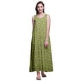 thumbnail image 1 of Bimba Rayon Sleeveless Night Gown For Womens Rayon Printed Nightwear Ladies Sleepwear-XS, 1 of 5
