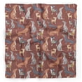 thumbnail image 1 of Bimba Red Cute Dog Pure Silk Printed Scarf Dupatta Head Neck Wrap Bandanas For Women 40 x 80 Inches, 1 of 6