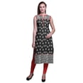 thumbnail image 1 of Bimba Sleeveless Kurtis For Women Printed Women Straight Kurta Indian Top Medium, 1 of 5