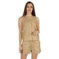 thumbnail image 1 of Bimba Solid Schiffli Top & Short Nightwear Set For Womens Casual 2 pcs Sexy Lounge Sleepwear Set, 1 of 7