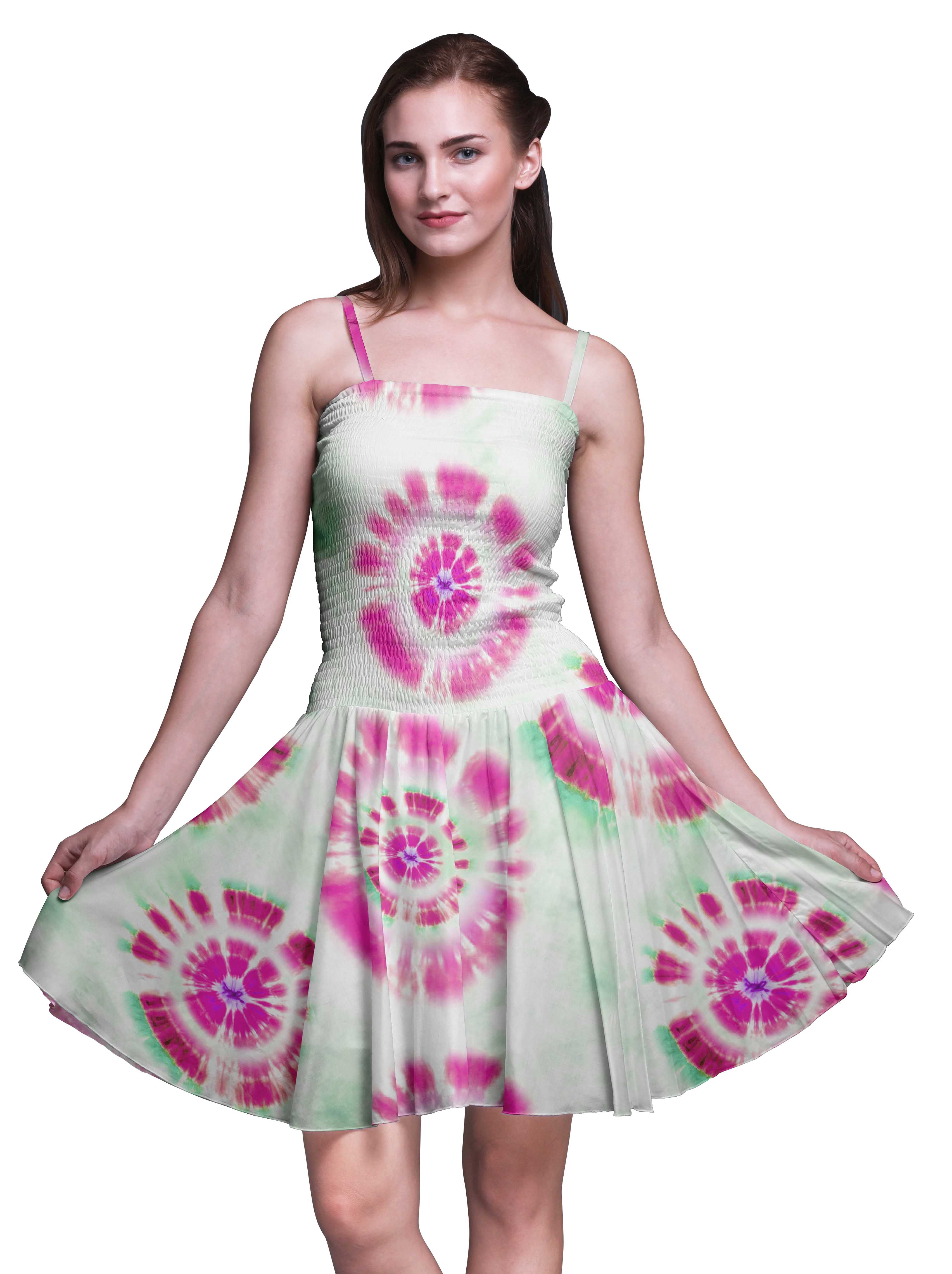 Garden Sun Tie Mini Dress