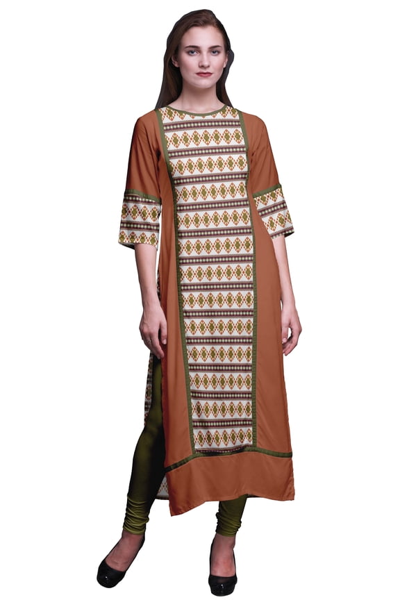 White Geometric Aztec printed straight tunic dresses for women printed indian clothing Large