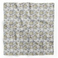 thumbnail image 1 of Bimba White Polo Rose Floral Printed Pure Silk Scarf For Hair Neck Head Bandanas For Women 40 x 40 Inches, 1 of 6