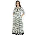 thumbnail image 1 of Bimba Women A-Line Anarkali Kurti Long With Pockets Designer Blouse, 1 of 7