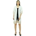 thumbnail image 1 of Bimba Women Beach Rayon Cover-up Kimono Sleeve Tassel Shrug, 1 of 9
