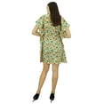 thumbnail image 1 of Bimba Women Bohemian Printed Cotton Kaftan Dress Short Tunic Beach Caftan, 1 of 8